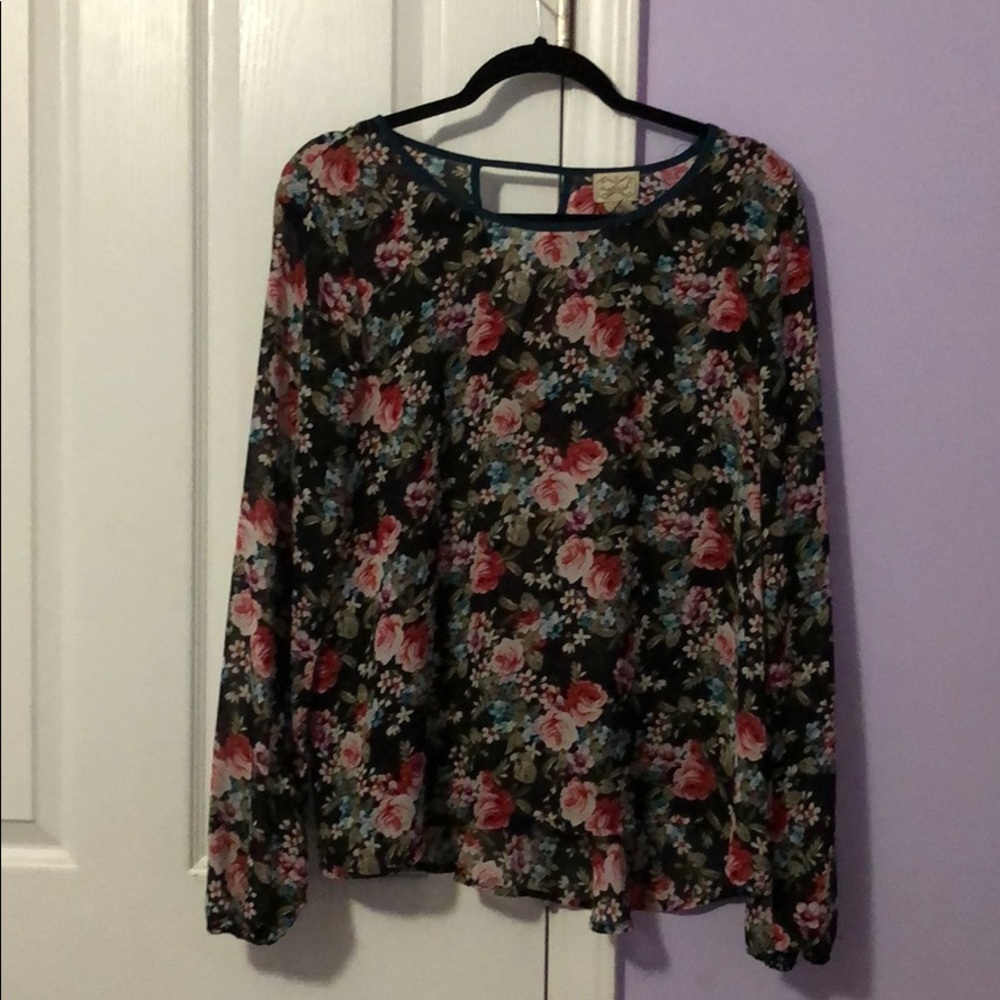 Long sleeve blouse